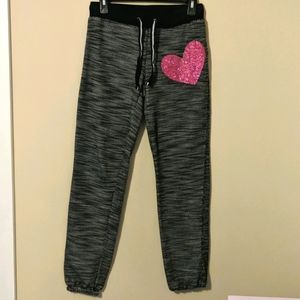 Glitter Heart Sweatpants